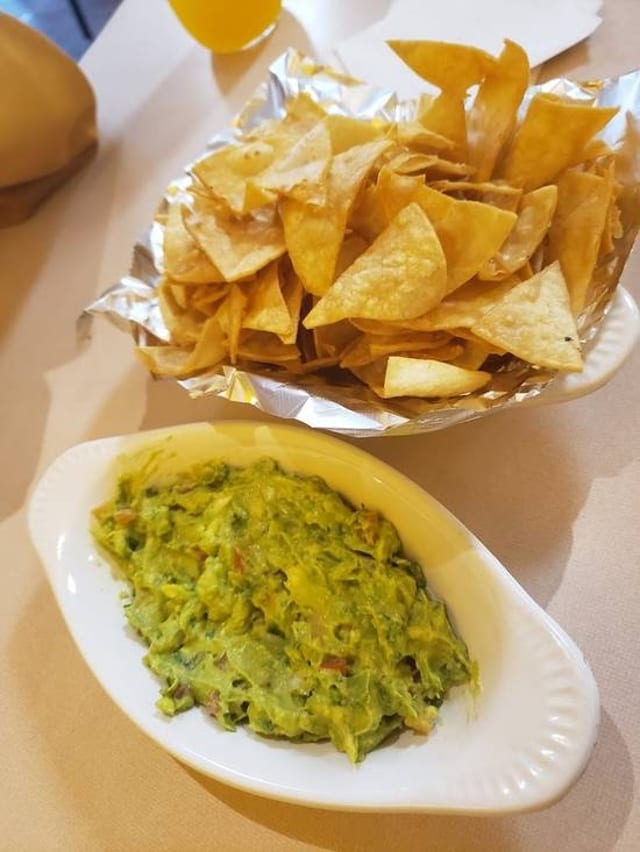 Guacamole with Chips.